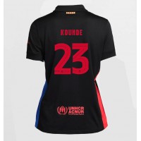 Camisa de Futebol Barcelona Jules Kounde #23 Equipamento Secundário Mulheres 2024-25 Manga Curta